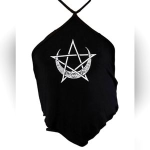 Dolls Kill Widow magic lessons cropped halter